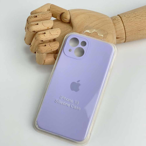 Чохол Silicone Case Full Camera на iPhone 13 Lilac cream